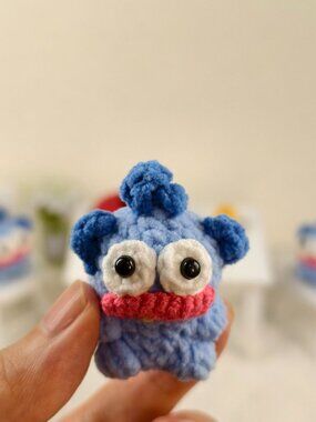Handmade Amigurumi Crochet Hangyodon Plushie